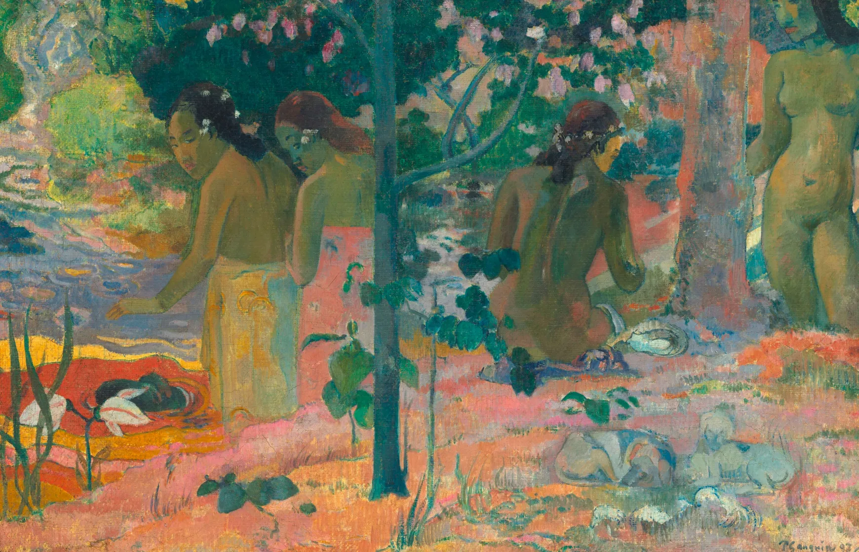 Galerie Mont Gauguin<Les baigneuses - Paul Gauguin