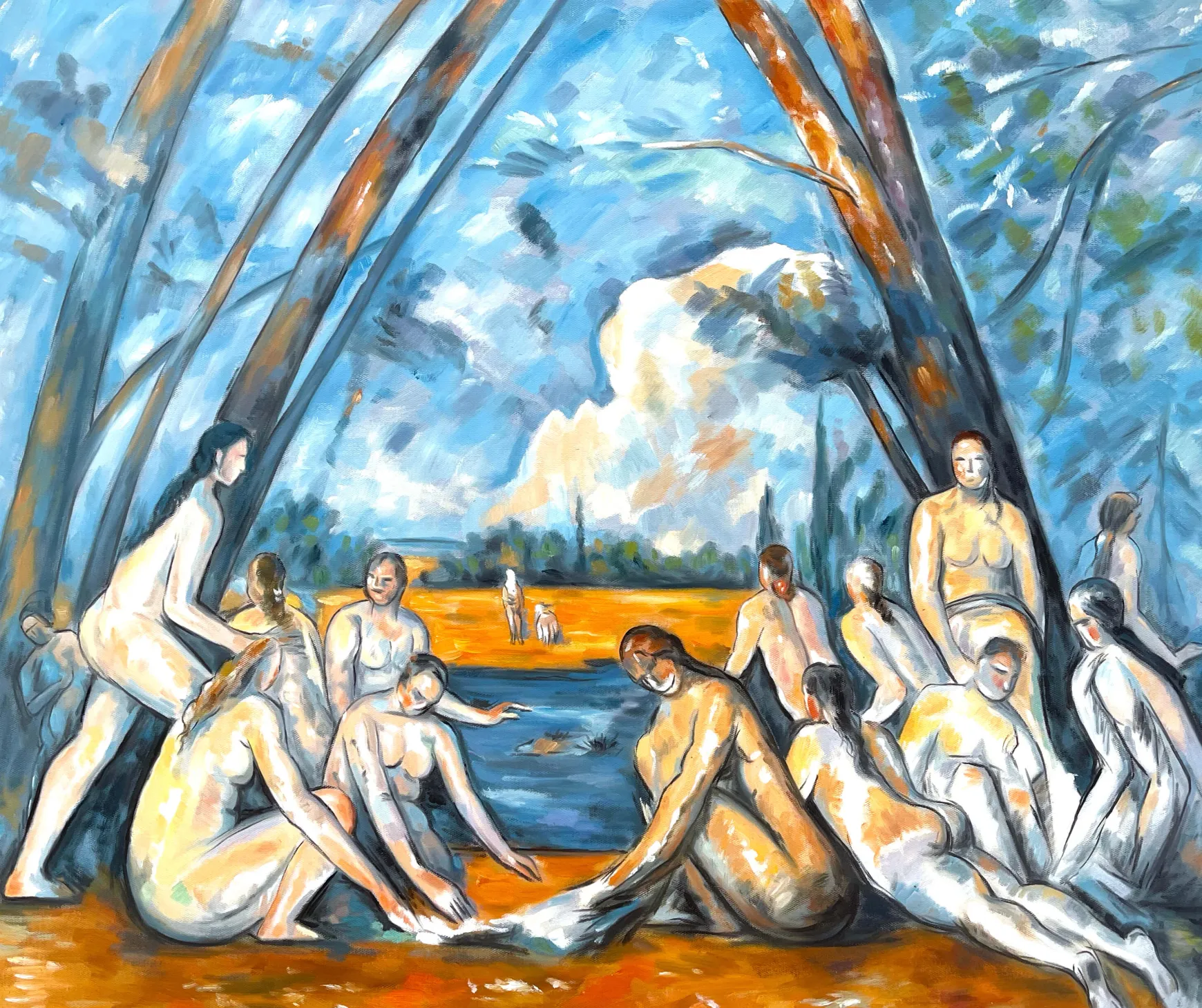 Galerie Mont Cézanne<Les Grandes Baigneuses - Paul Cézanne