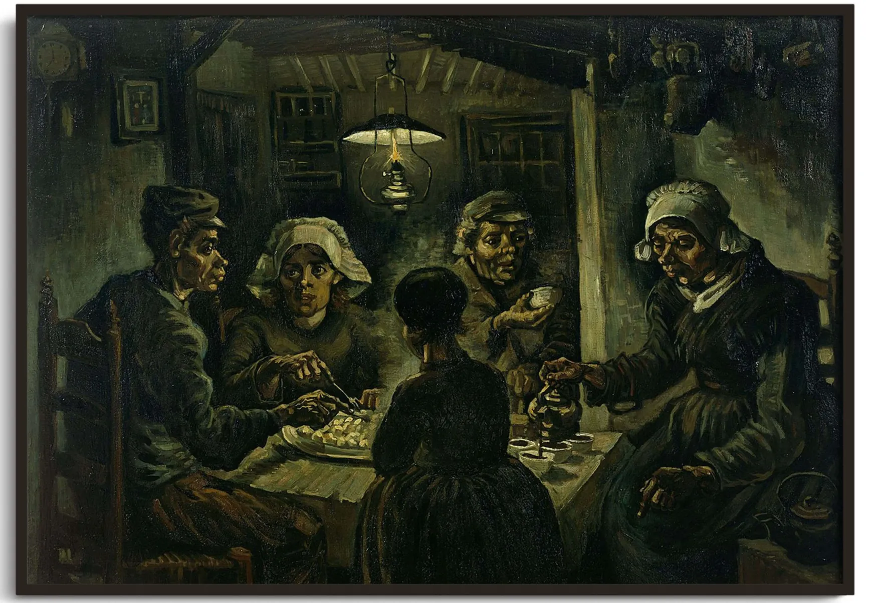 Galerie Mont Van Gogh<Les mangeurs de pommes de terre - Vincent Van Gogh