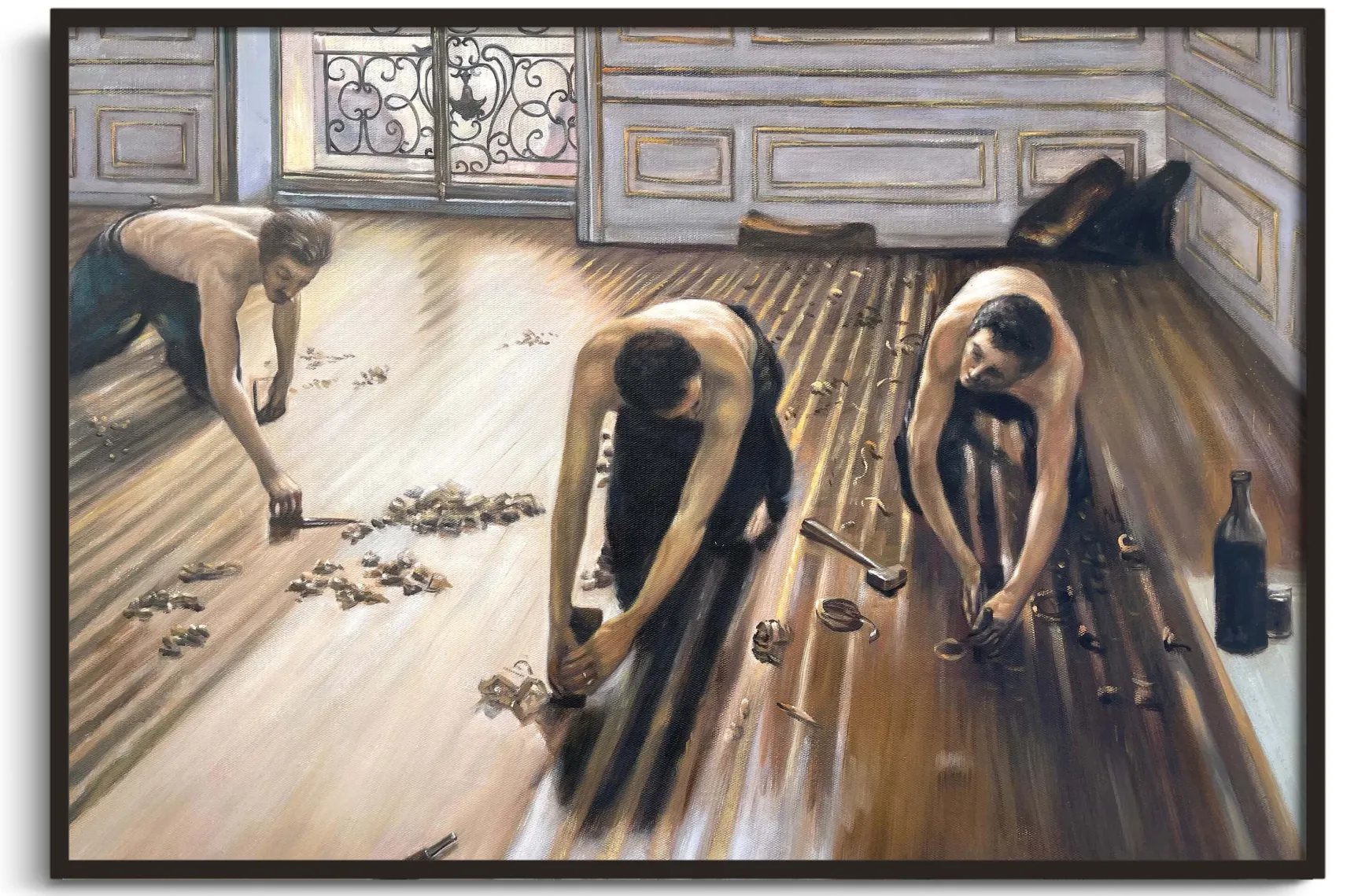 Galerie Mont Caillebotte<Les Raboteurs de parquet – Gustave Caillebotte