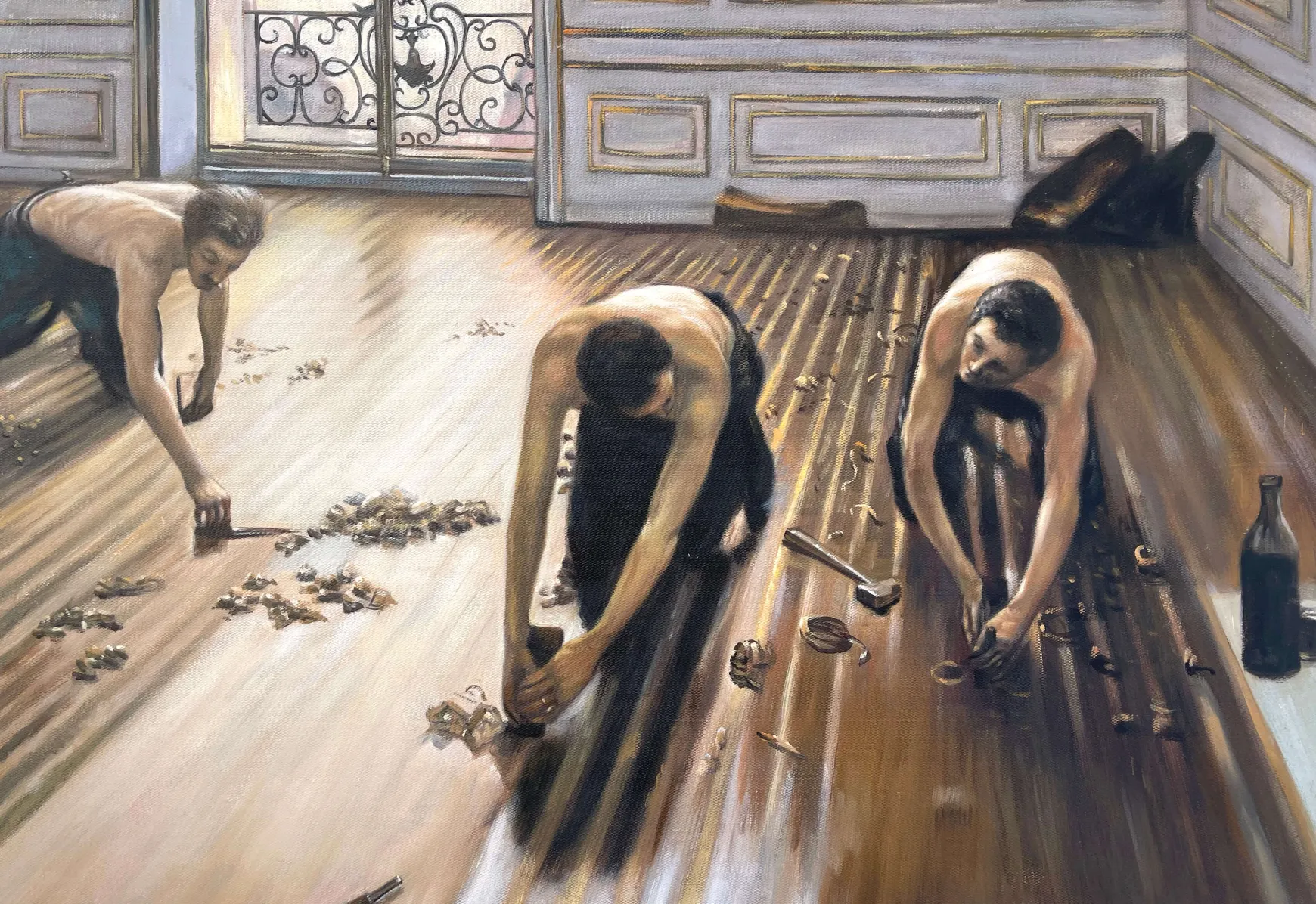 Galerie Mont Caillebotte<Les Raboteurs de parquet – Gustave Caillebotte