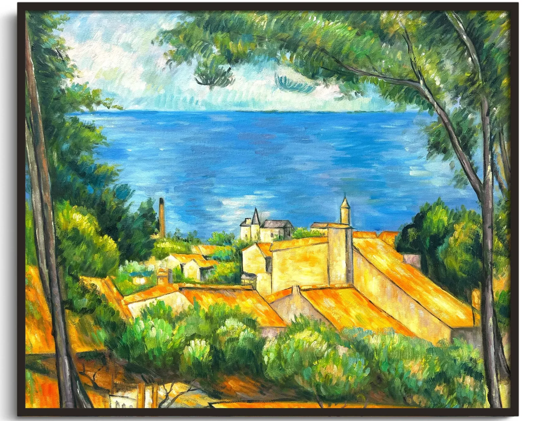 Galerie Mont Cézanne<L’Estaque aux toits rouges – Paul Cézanne