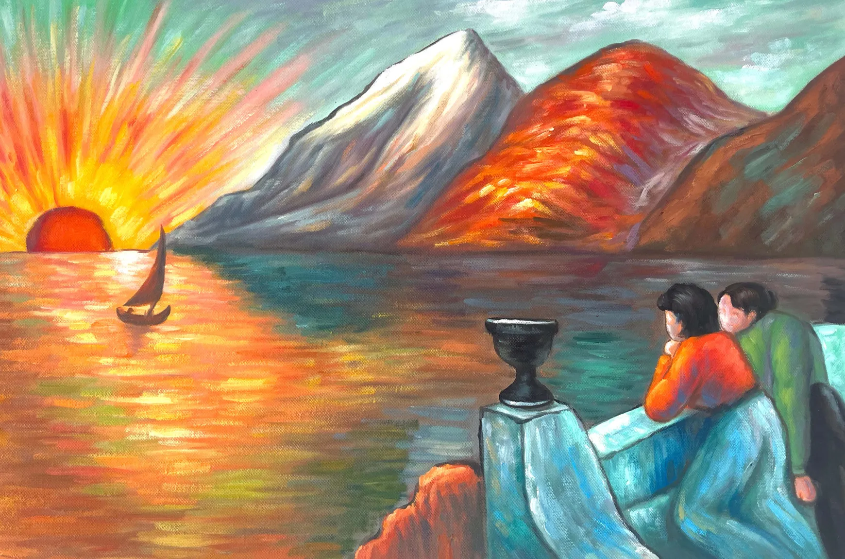 Galerie Mont Von Werefkin<Lever du soleil – Marianne von Werefkin