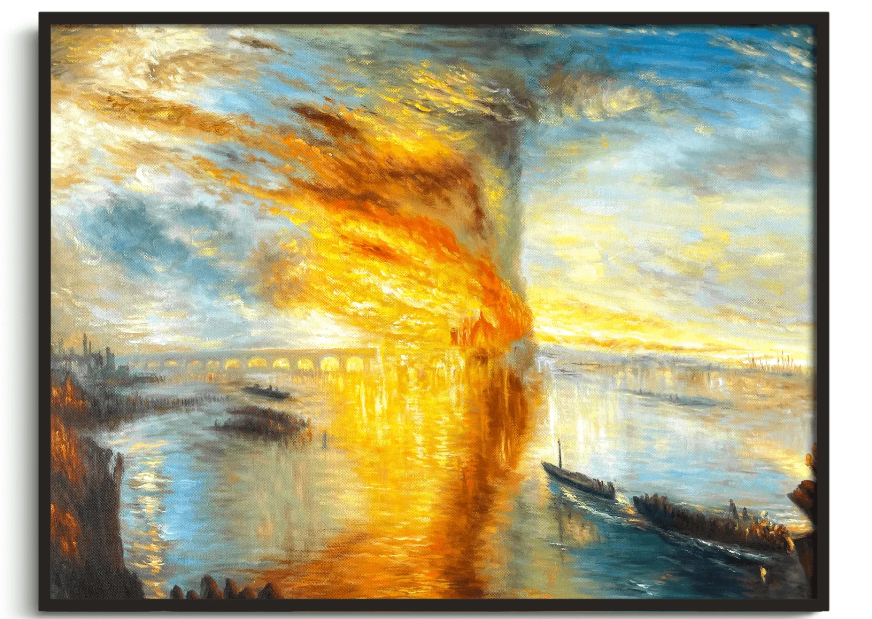 Galerie Mont Turner<L'Incendie de la Chambre des Lords et des Communes I - William Turner