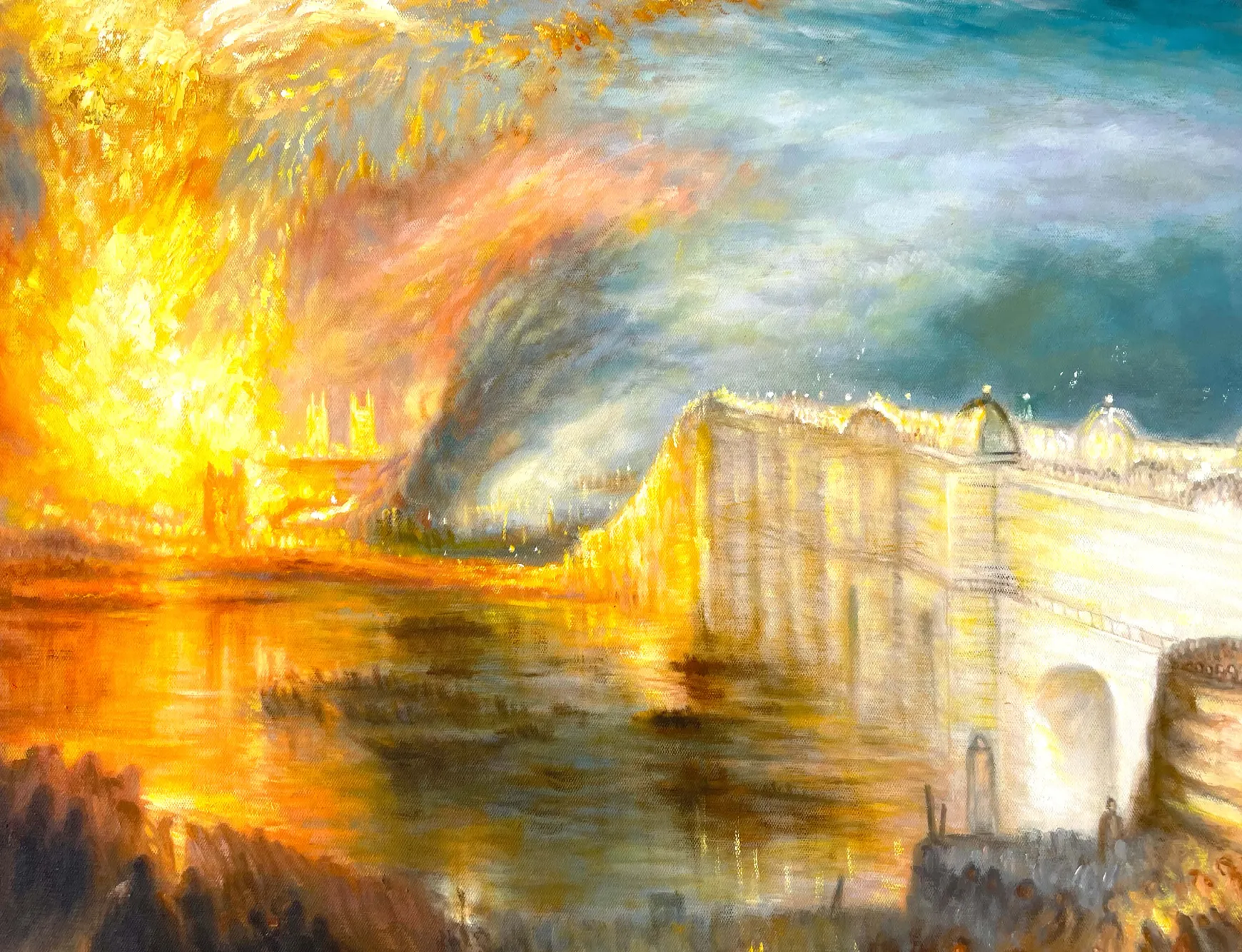 Galerie Mont Turner<L'Incendie de la Chambre des Lords et des Communes II - William Turner