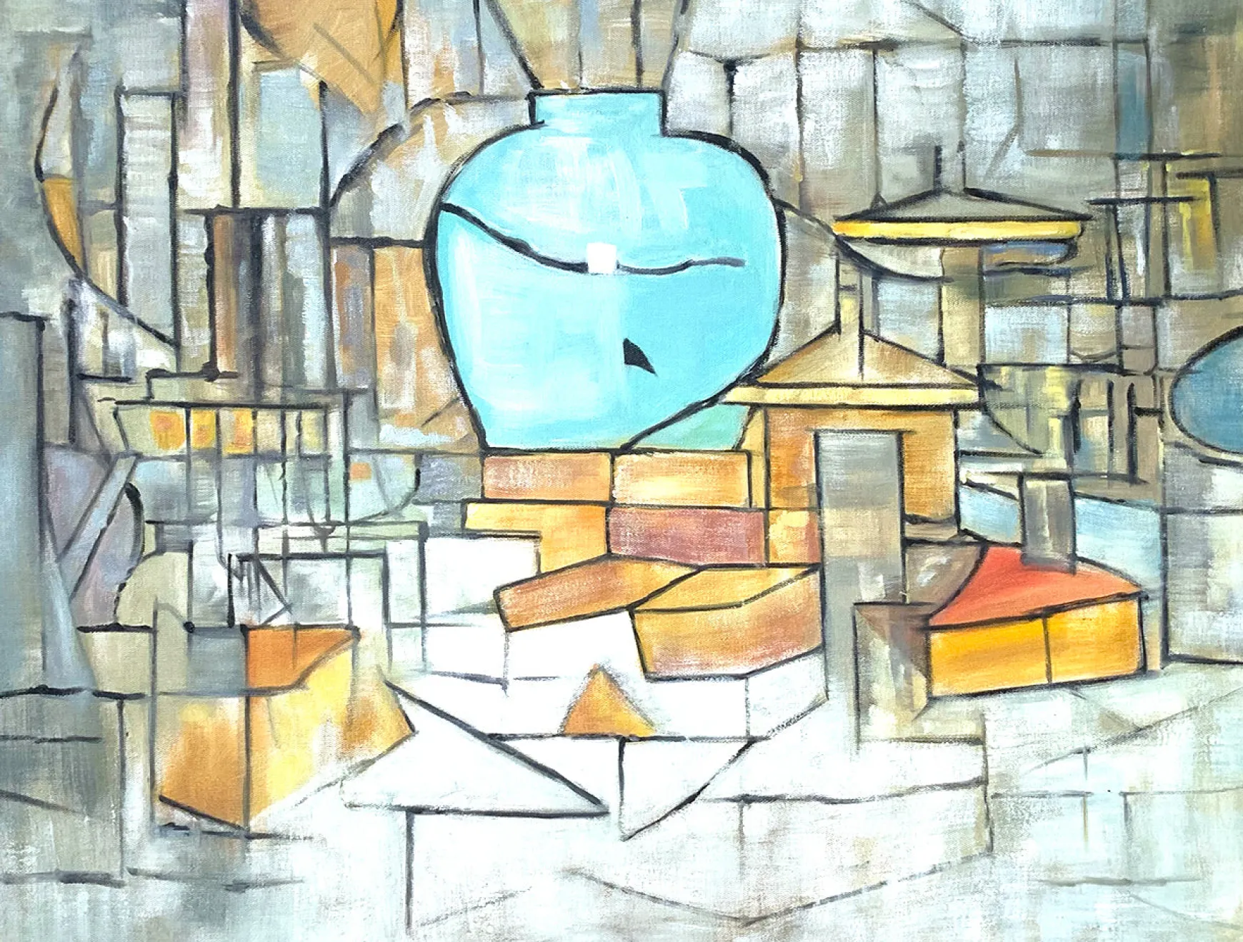 Galerie Mont Mondrian<Nature morte au pot de gingembre II - Piet Mondrian