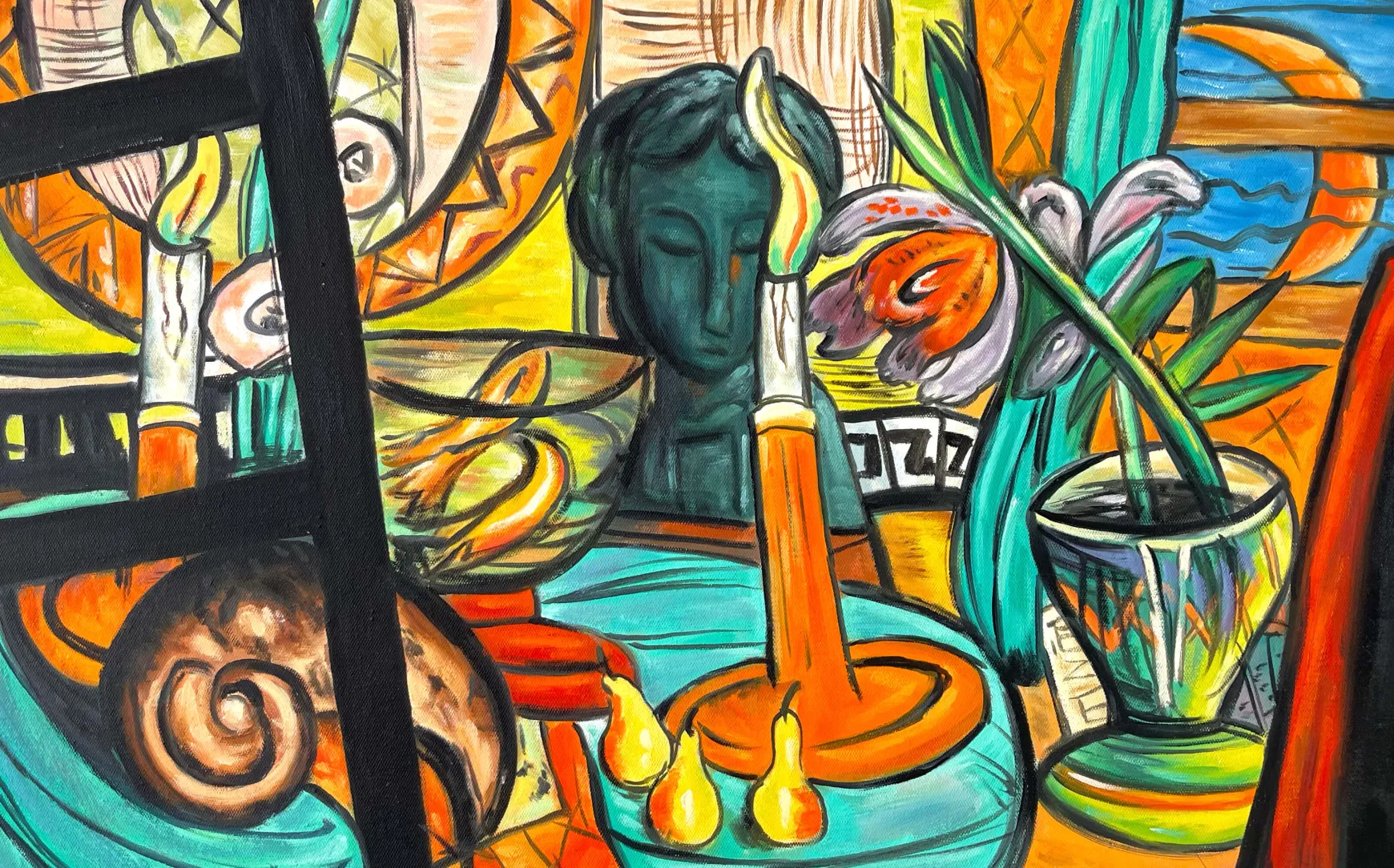 Galerie Mont Beckmann<Nature morte avec plastique noir – Max Beckmann