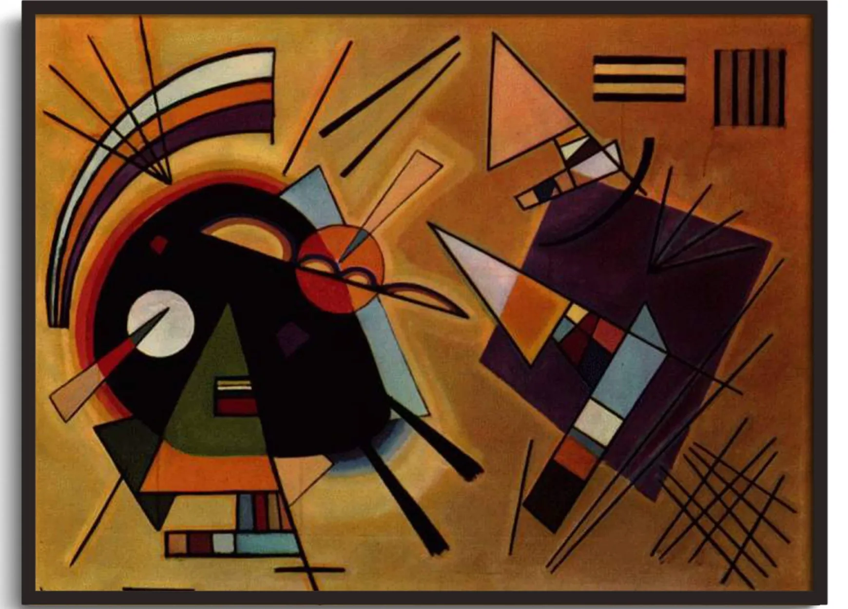 Galerie Mont Kandinsky<Noir et violet - Vassily Kandinsky