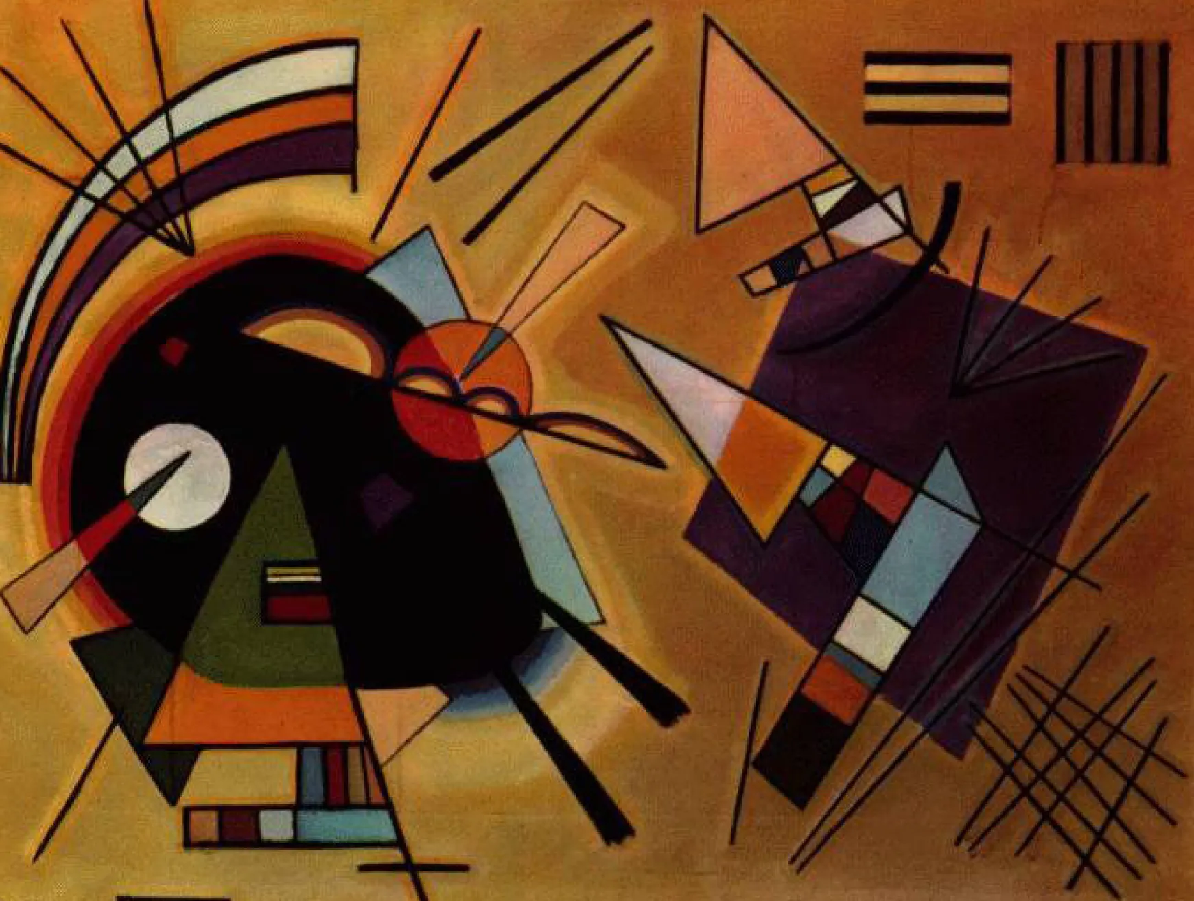 Galerie Mont Kandinsky<Noir et violet - Vassily Kandinsky