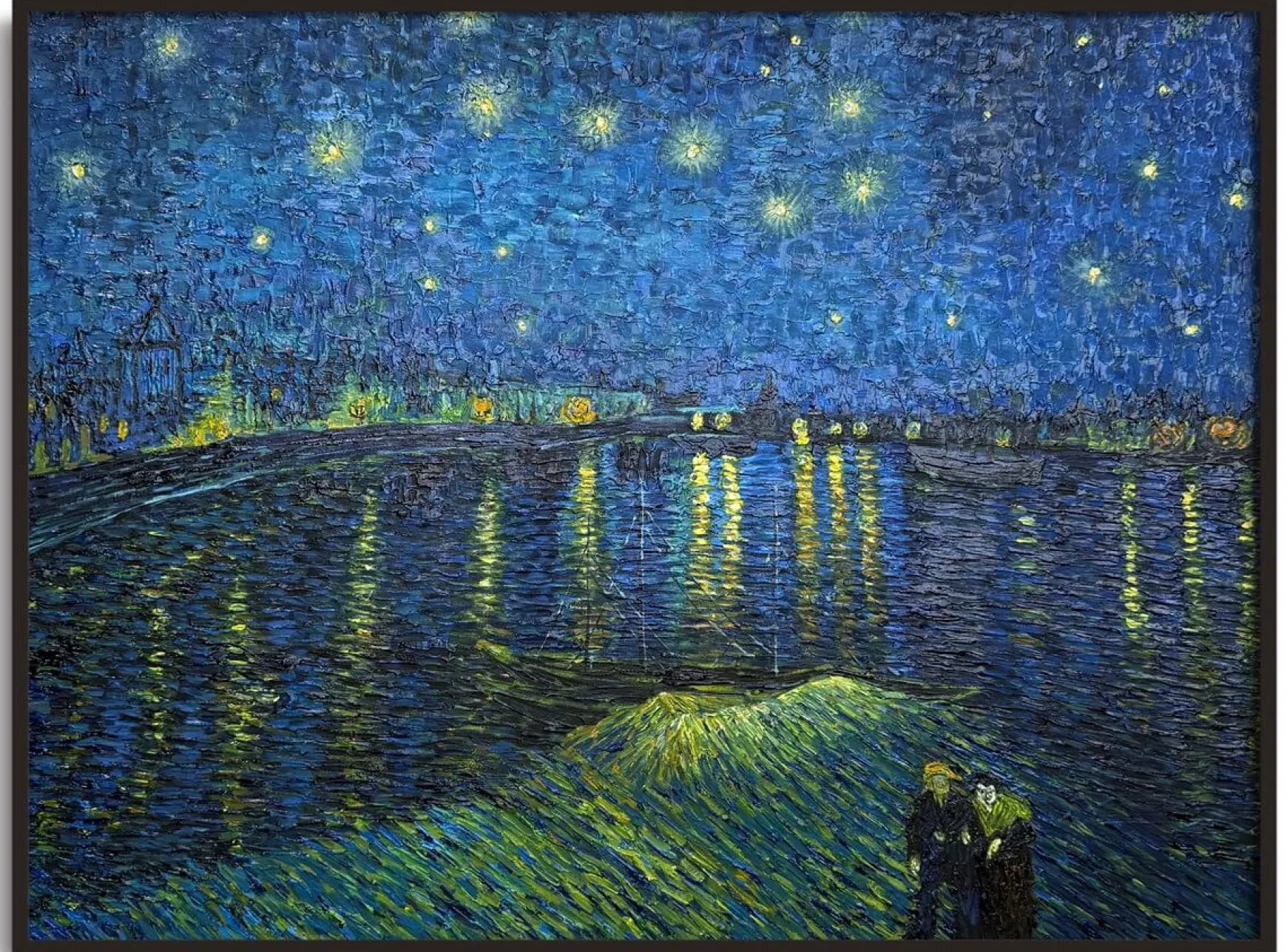 Galerie Mont Van Gogh<Nuit étoilée sur le Rhône - Vincent Van Gogh