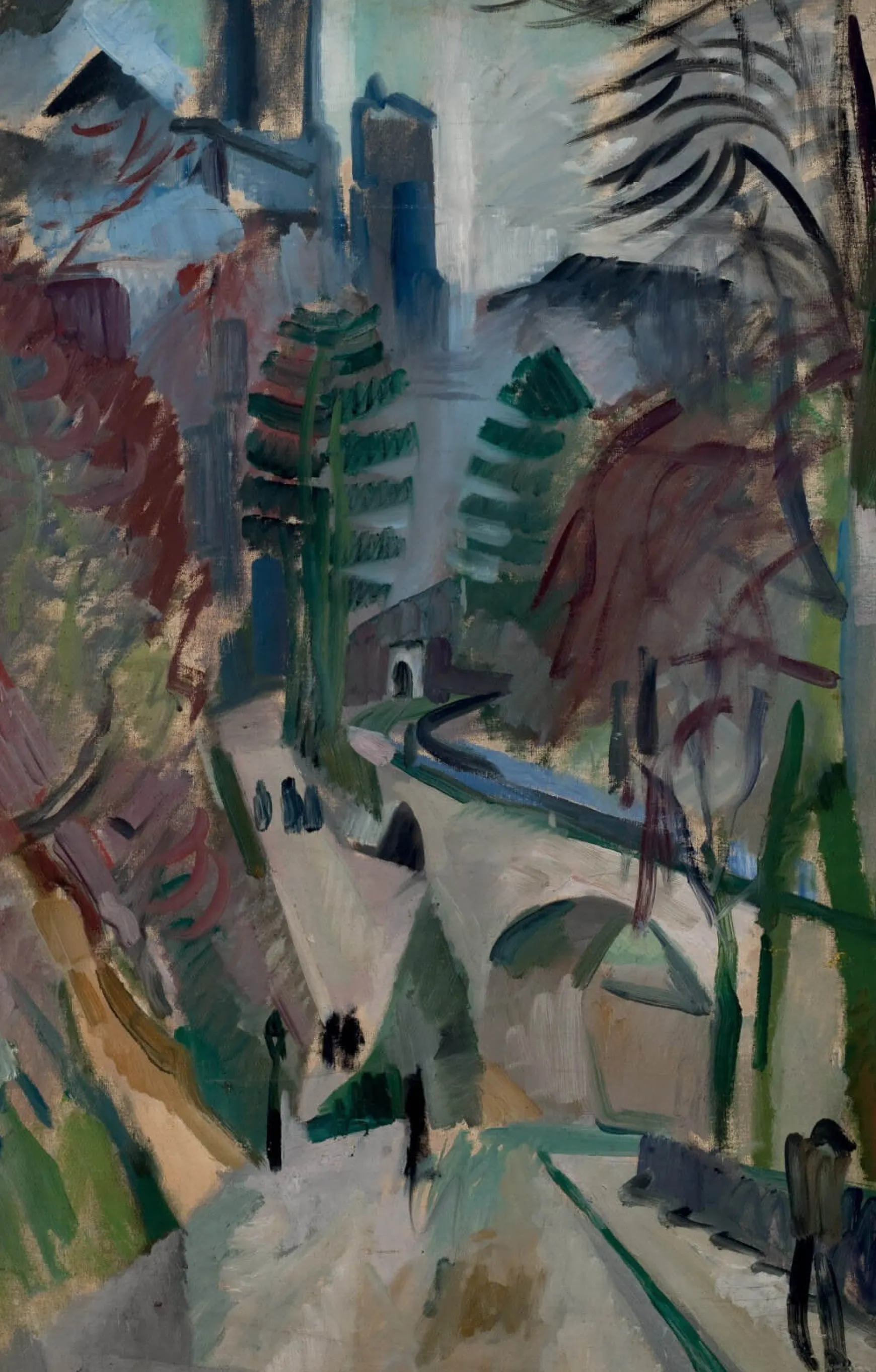 Galerie Mont Delaunay<Paysage de Laon - Robert Delaunay