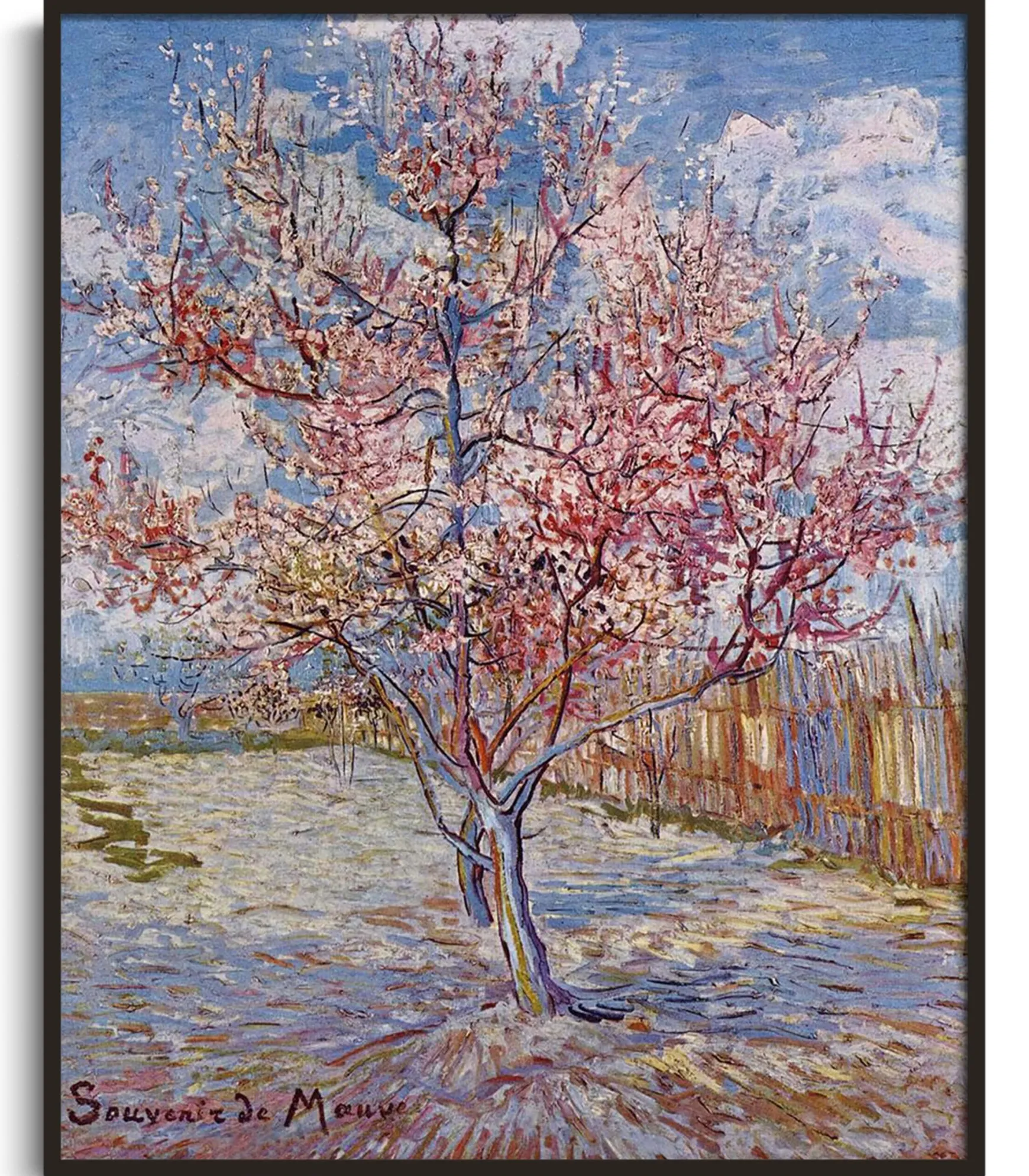 Galerie Mont Van Gogh<Pêcher en fleur (Souvenir de Mauve) - Vincent Van Gogh