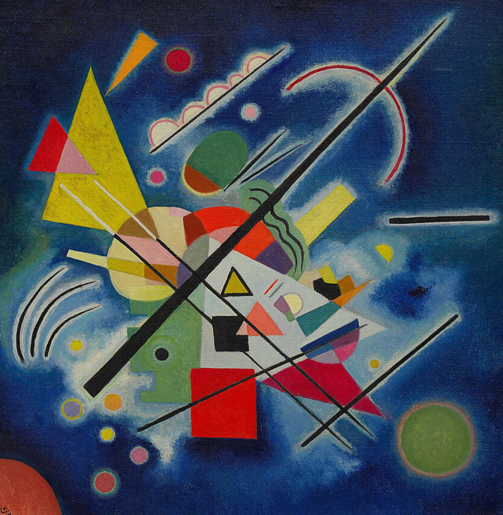 Galerie Mont Kandinsky<Peinture bleue - Vassily Kandinsky