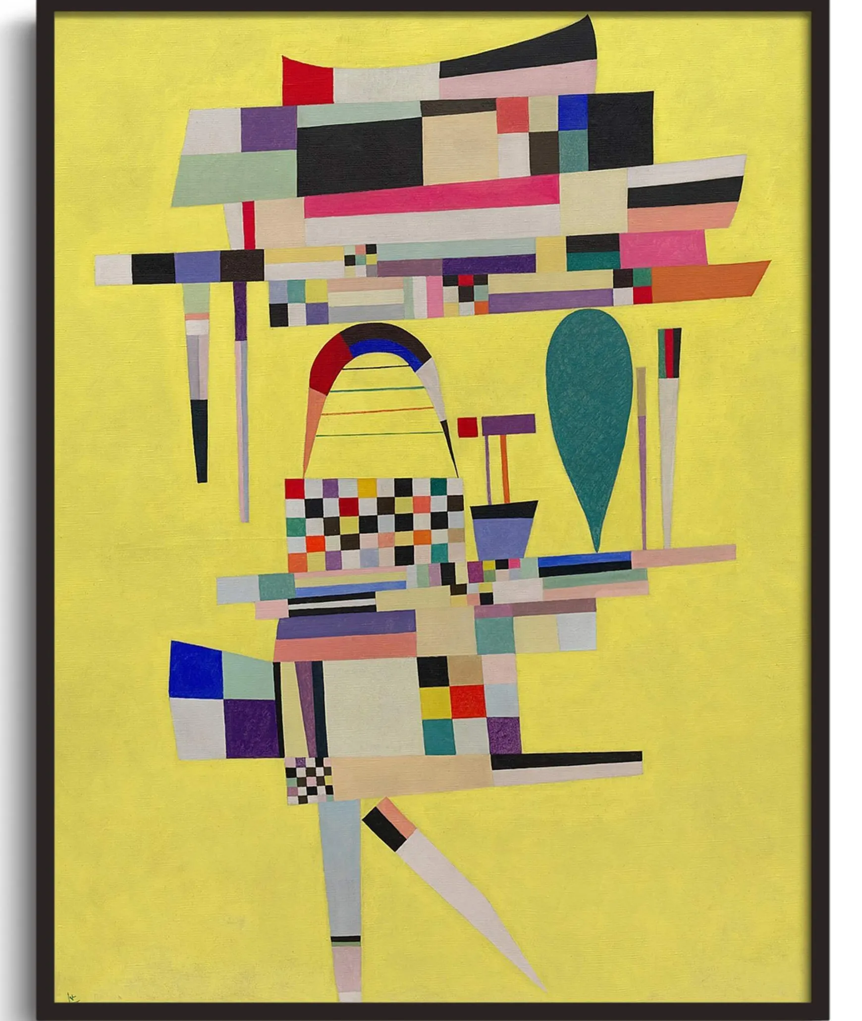 Galerie Mont Kandinsky<Peinture jaune - Vassily Kandinsky