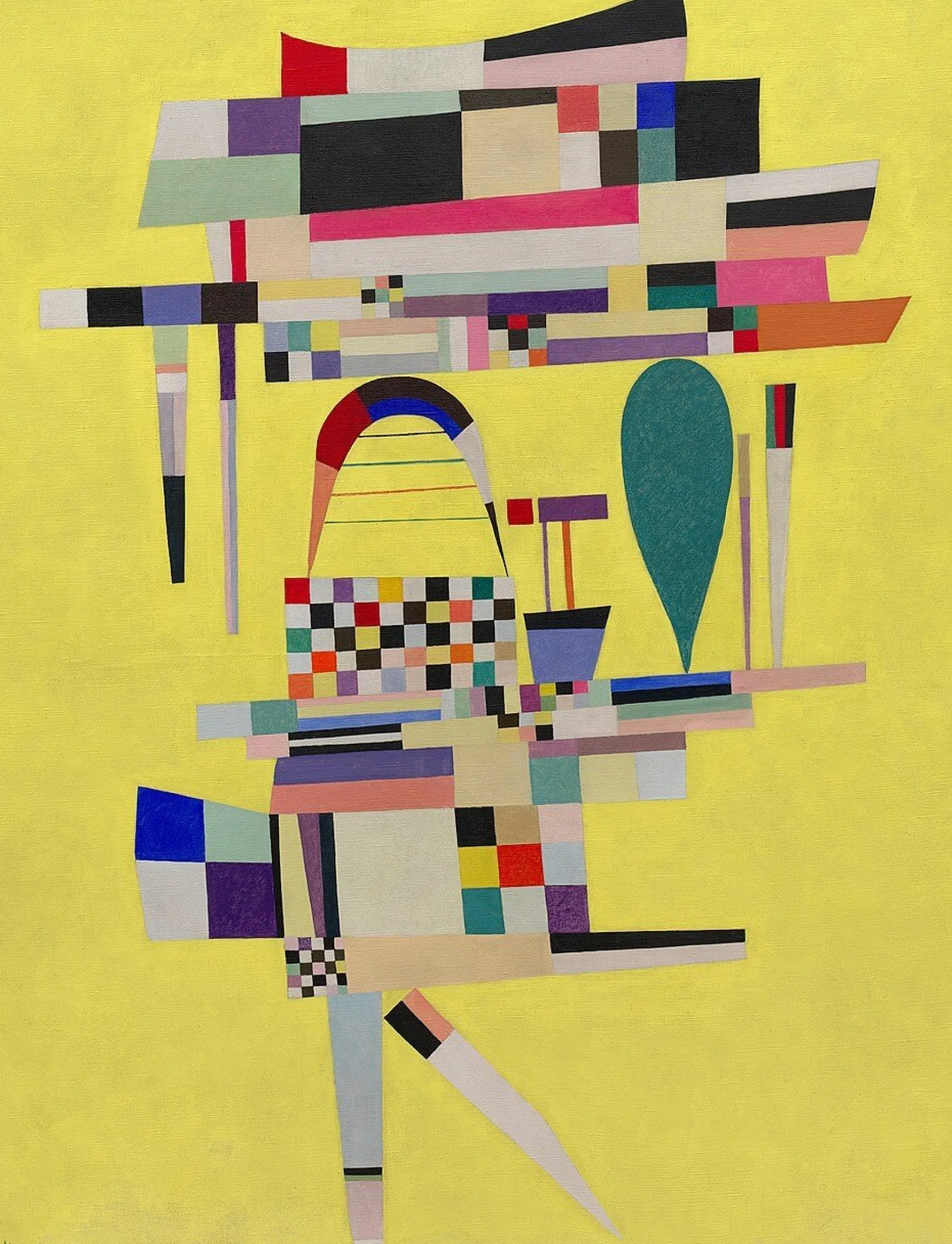 Galerie Mont Kandinsky<Peinture jaune - Vassily Kandinsky