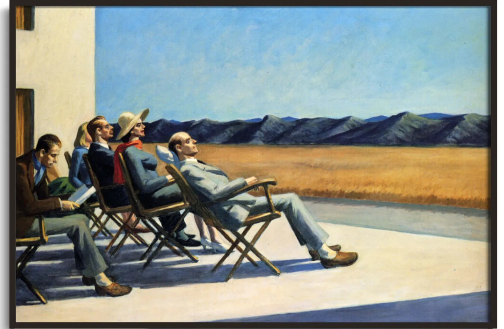 Galerie Mont Hopper<People in the sun - Edward Hopper