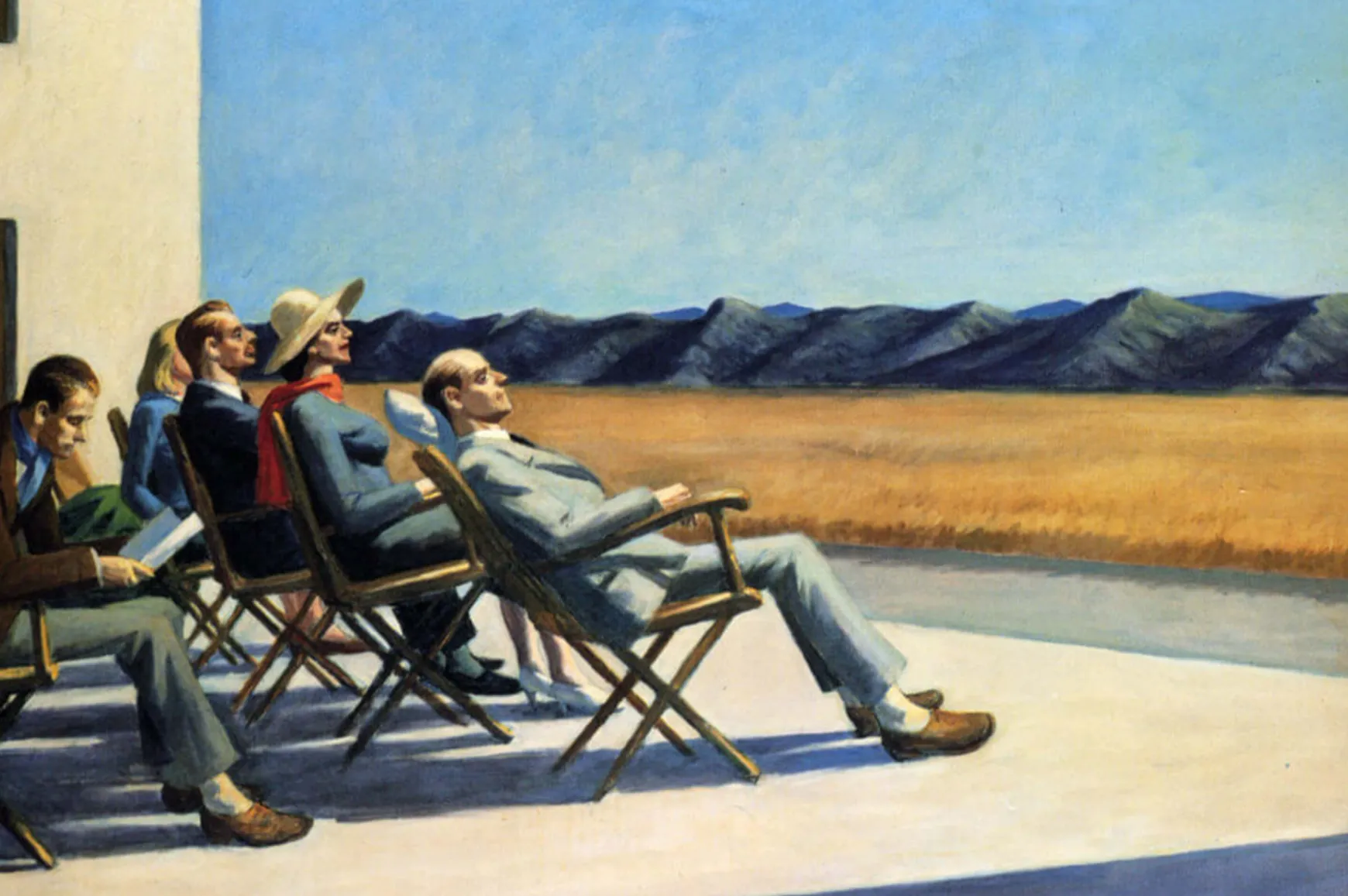 Galerie Mont Hopper<People in the sun - Edward Hopper