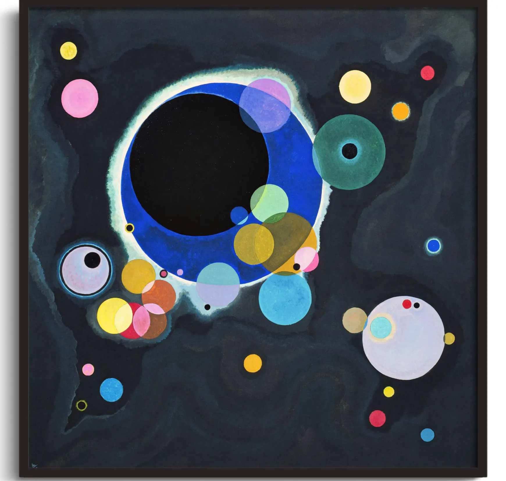 Galerie Mont Kandinsky<Plusieurs cercles - Vassily Kandinsky