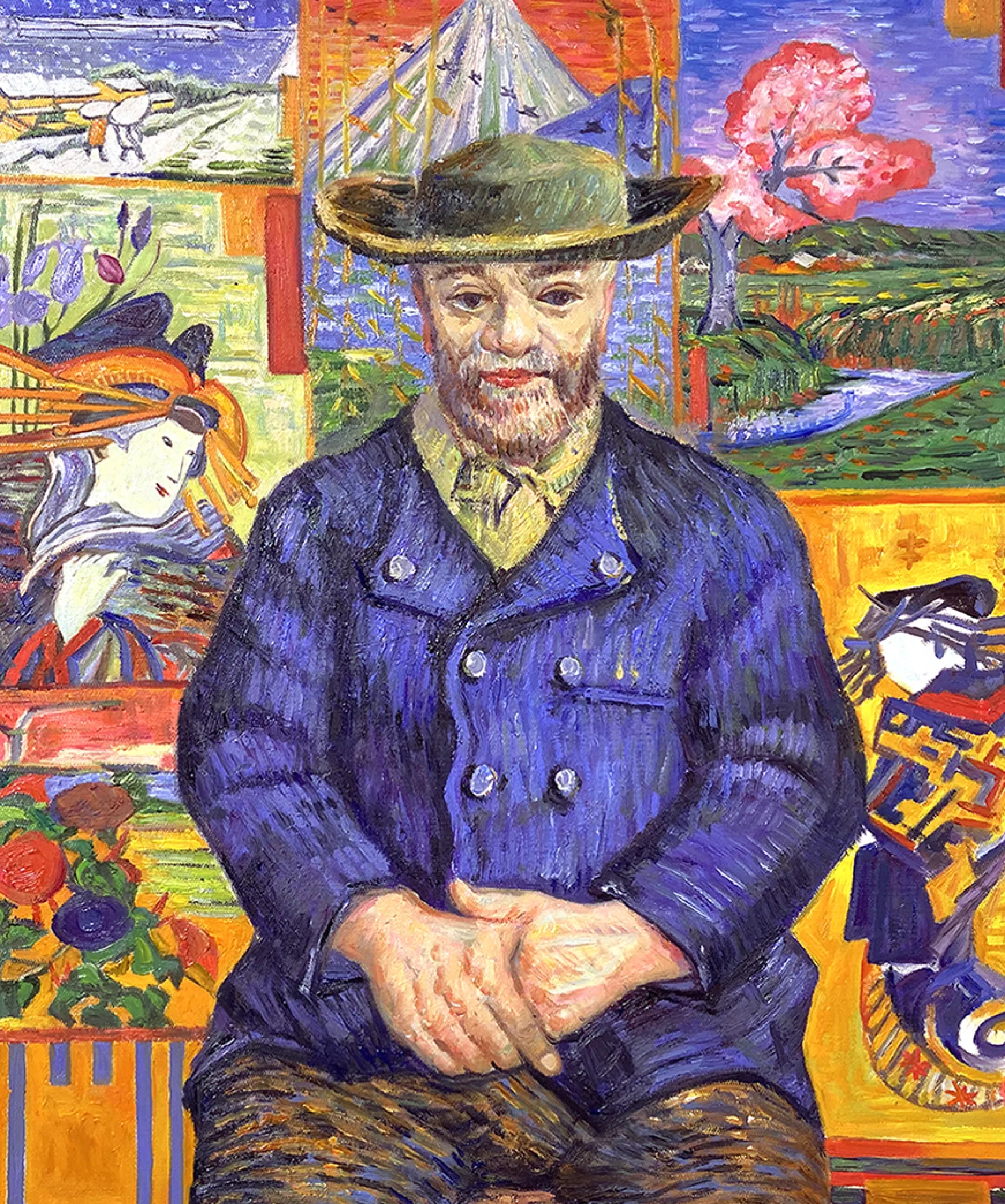 Galerie Mont Van Gogh<Portrait du père Tanguy - Vincent Van Gogh