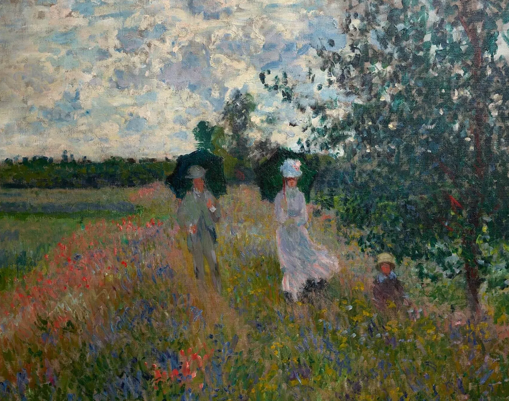 Galerie Mont Monet<Promenade près d'Argenteuil - Claude Monet