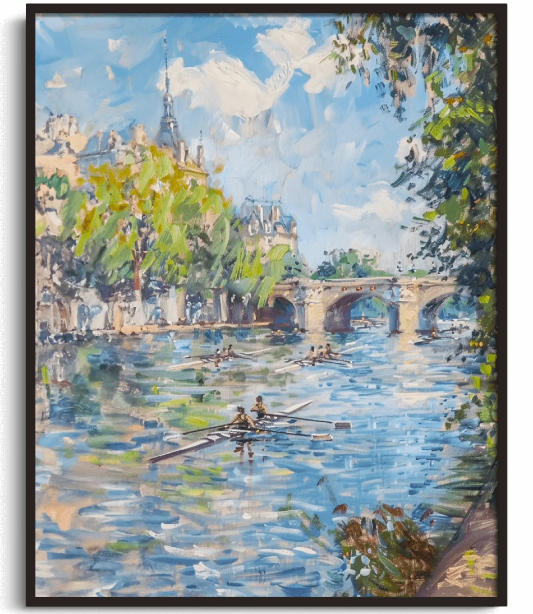 Galerie Mont Monet<Rameurs sur la Seine x Monet