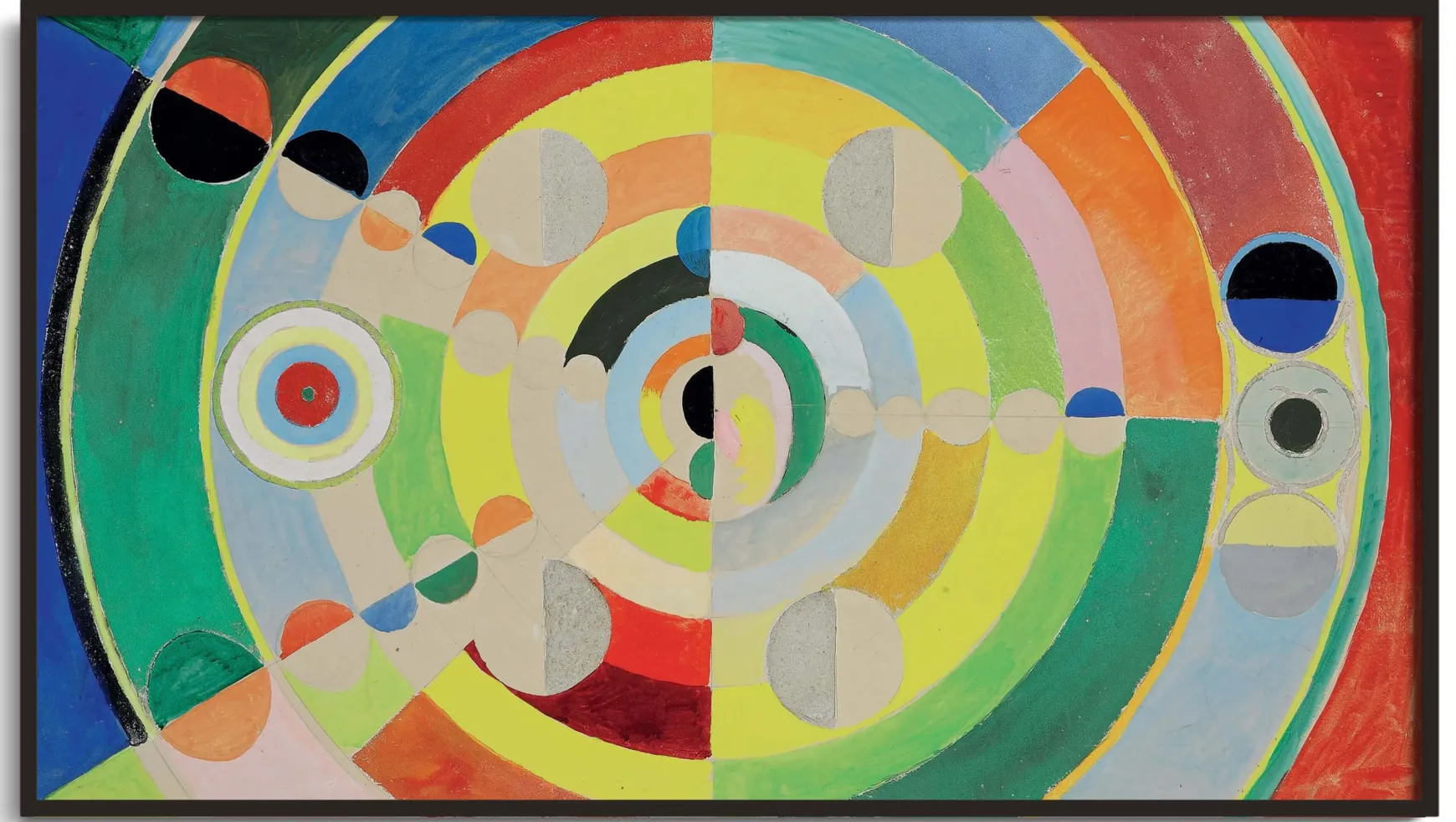 Galerie Mont Delaunay<Relief-disques - Robert Delaunay