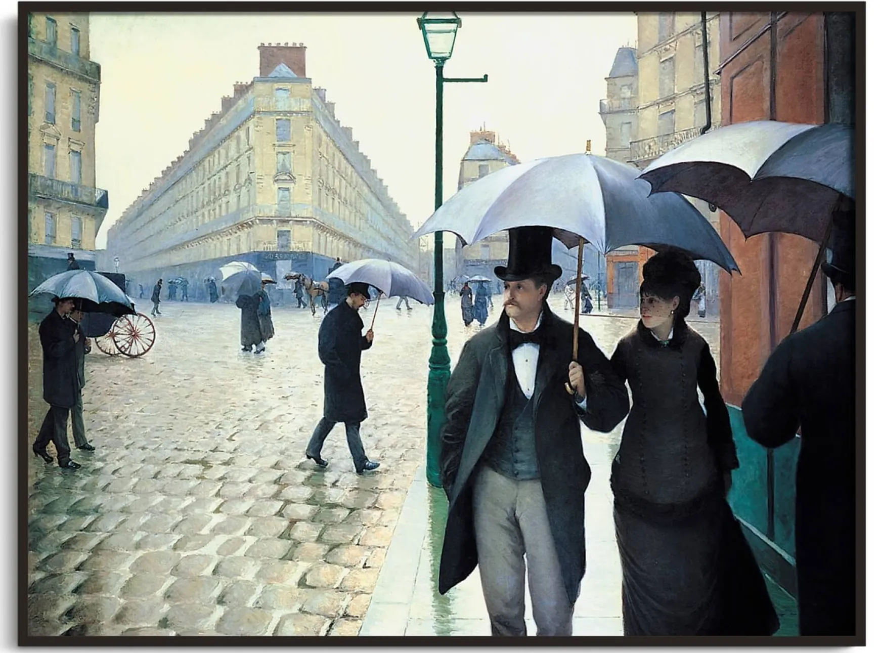 Galerie Mont Caillebotte<Rue de Paris, temps de pluie - Gustave Caillebotte