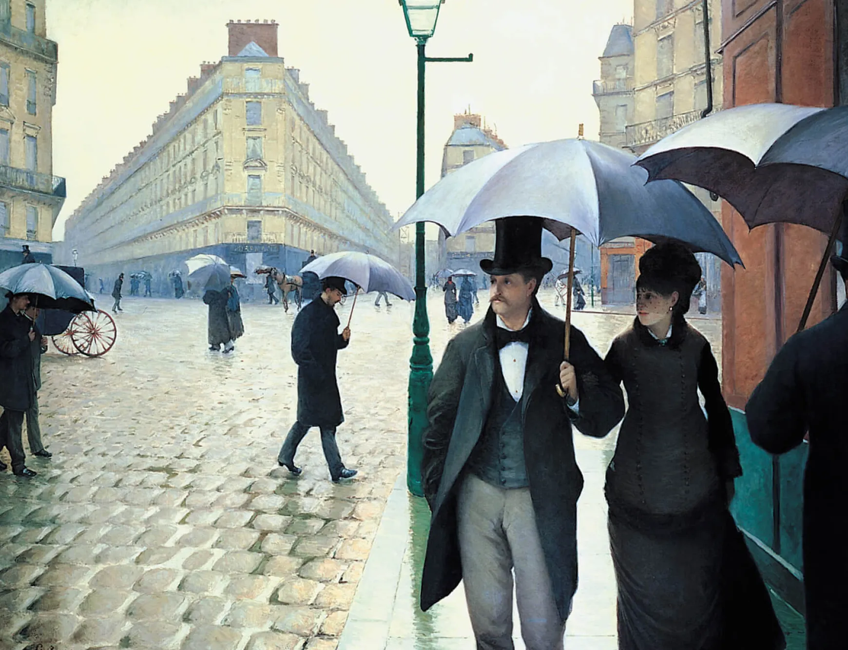 Galerie Mont Caillebotte<Rue de Paris, temps de pluie - Gustave Caillebotte