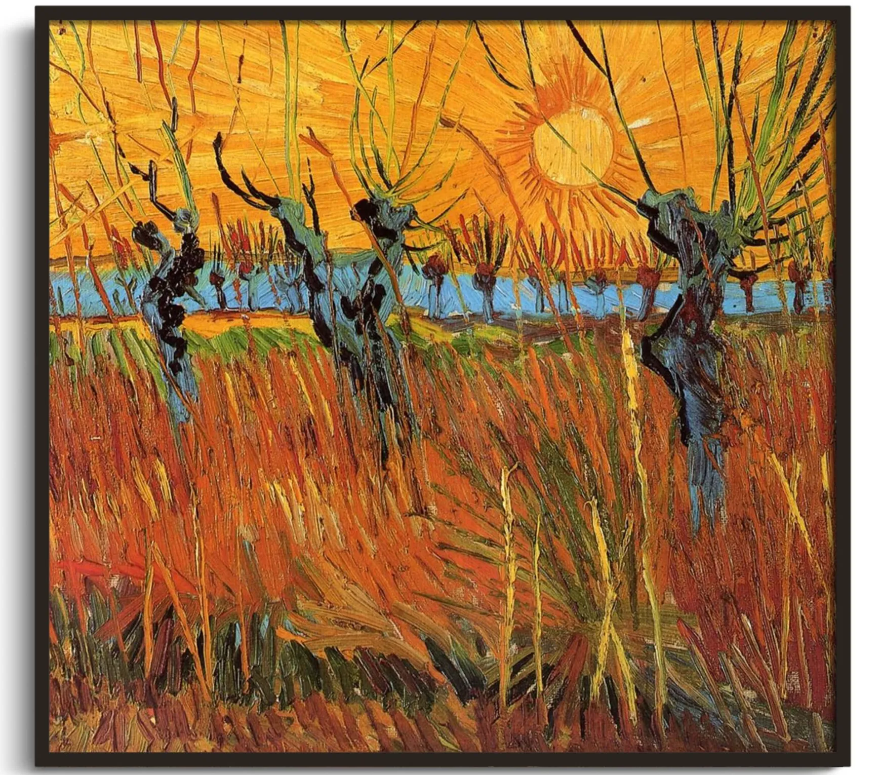 Galerie Mont Van Gogh<Saules au soleil couchant - Vincent Van Gogh