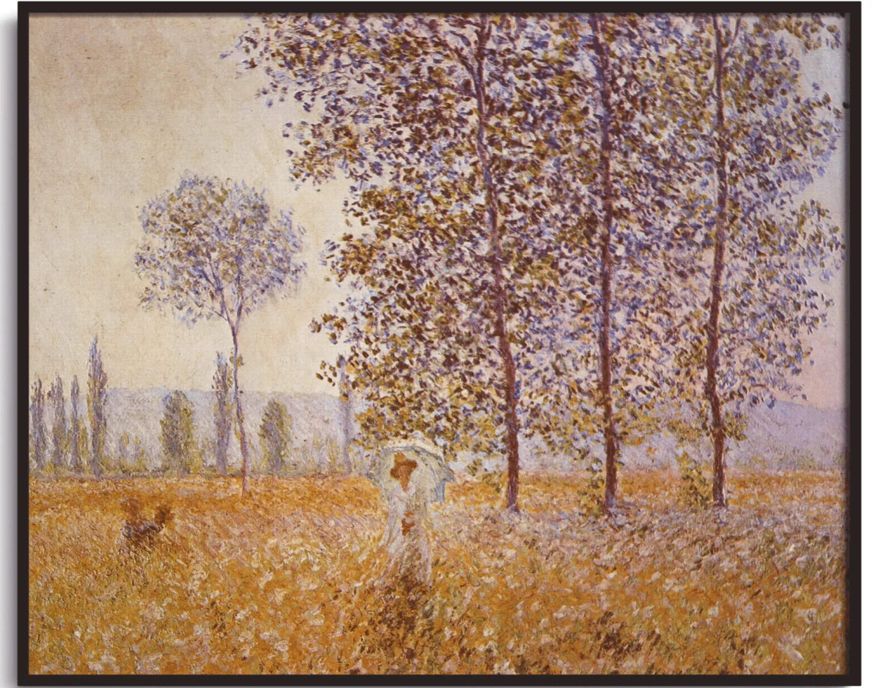 Galerie Mont Monet<Sous les Peupliers, effet de soleil - Claude Monet