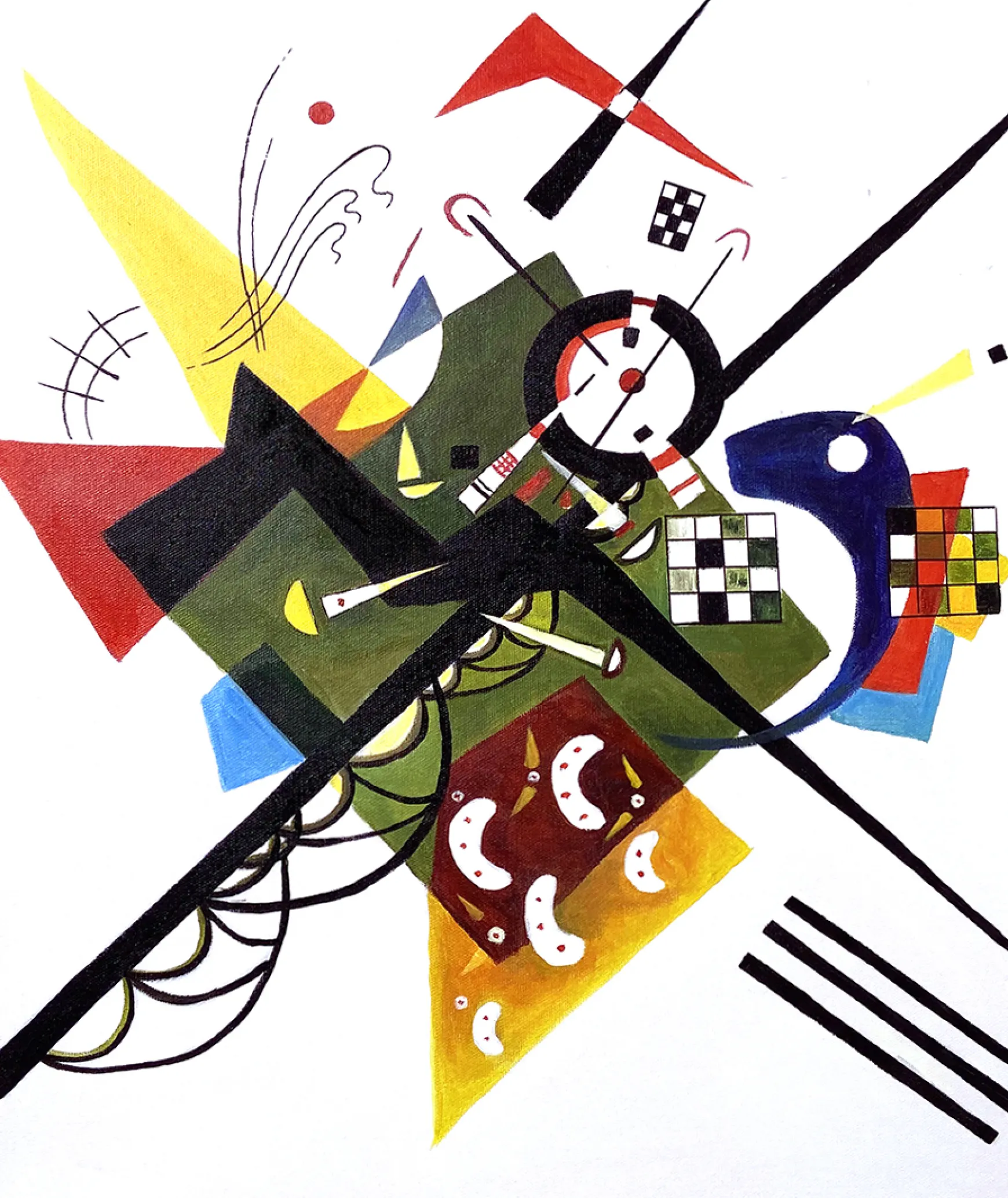 Galerie Mont Kandinsky<Sur blanc II - Vassily Kandinsky