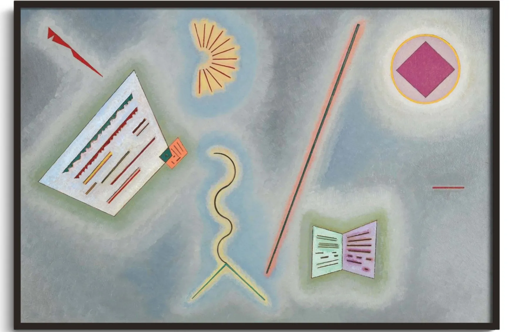 Galerie Mont Kandinsky<Surfaces et lignes - Vassily Kandinsky