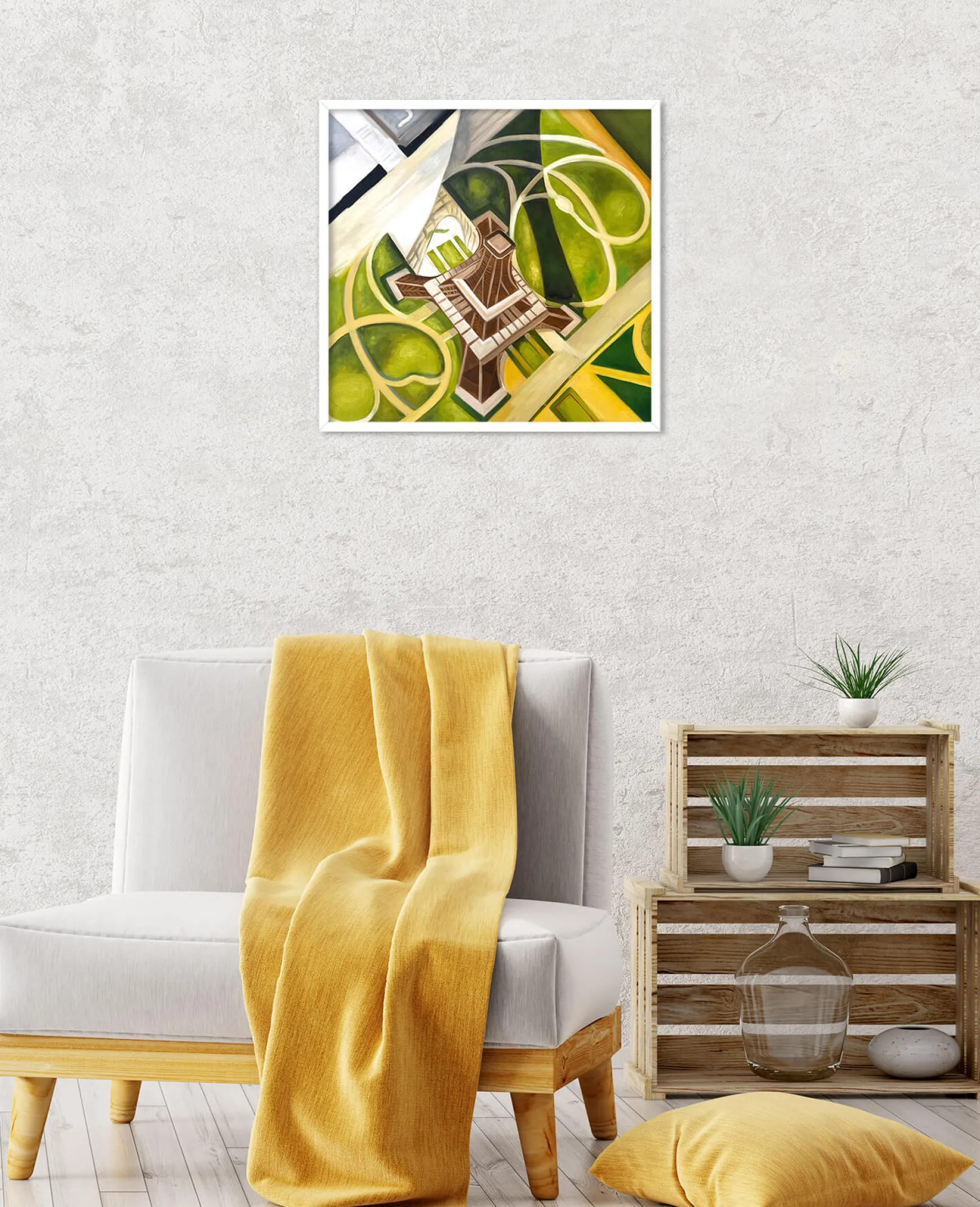 Galerie Mont Delaunay<Tour Eiffel et Jardin du Champs de Mars - Robert Delaunay
