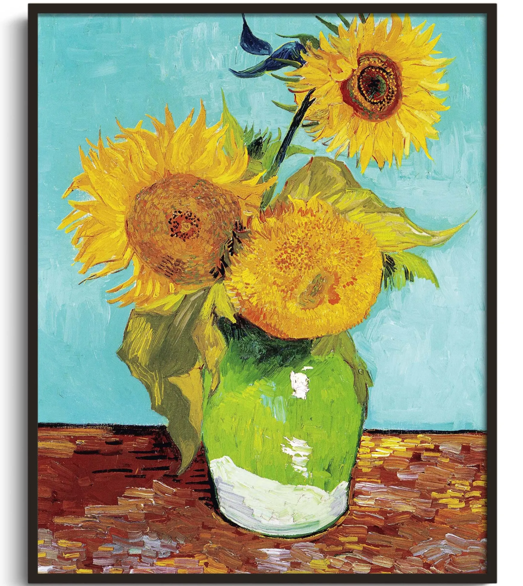 Galerie Mont Van Gogh<Trois tournesols dans un vase - Vincent Van Gogh