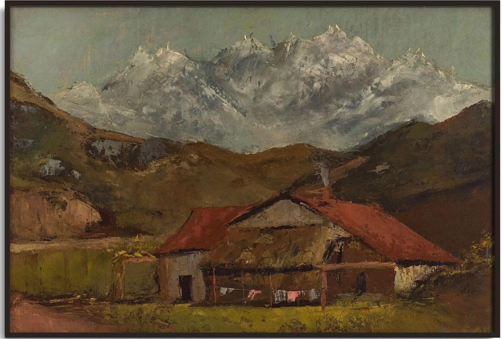 Galerie Mont Courbet<Un chalet suisse - Gustave Courbet