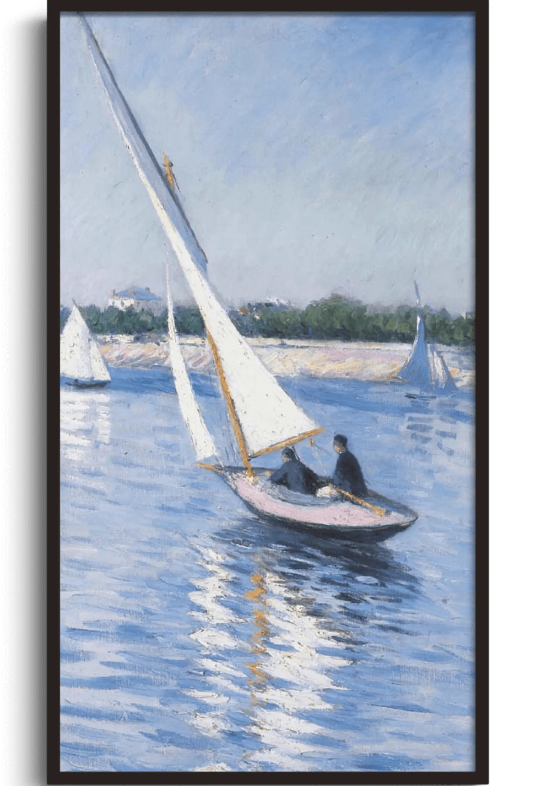 Galerie Mont Caillebotte<Voiliers sur la Seine à Argenteuil - Gustave Caillebotte