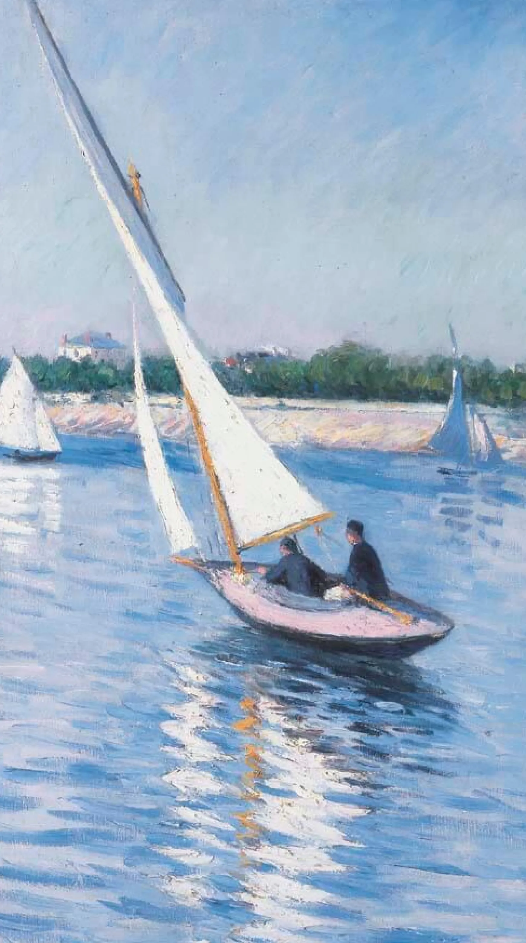 Galerie Mont Caillebotte<Voiliers sur la Seine à Argenteuil - Gustave Caillebotte