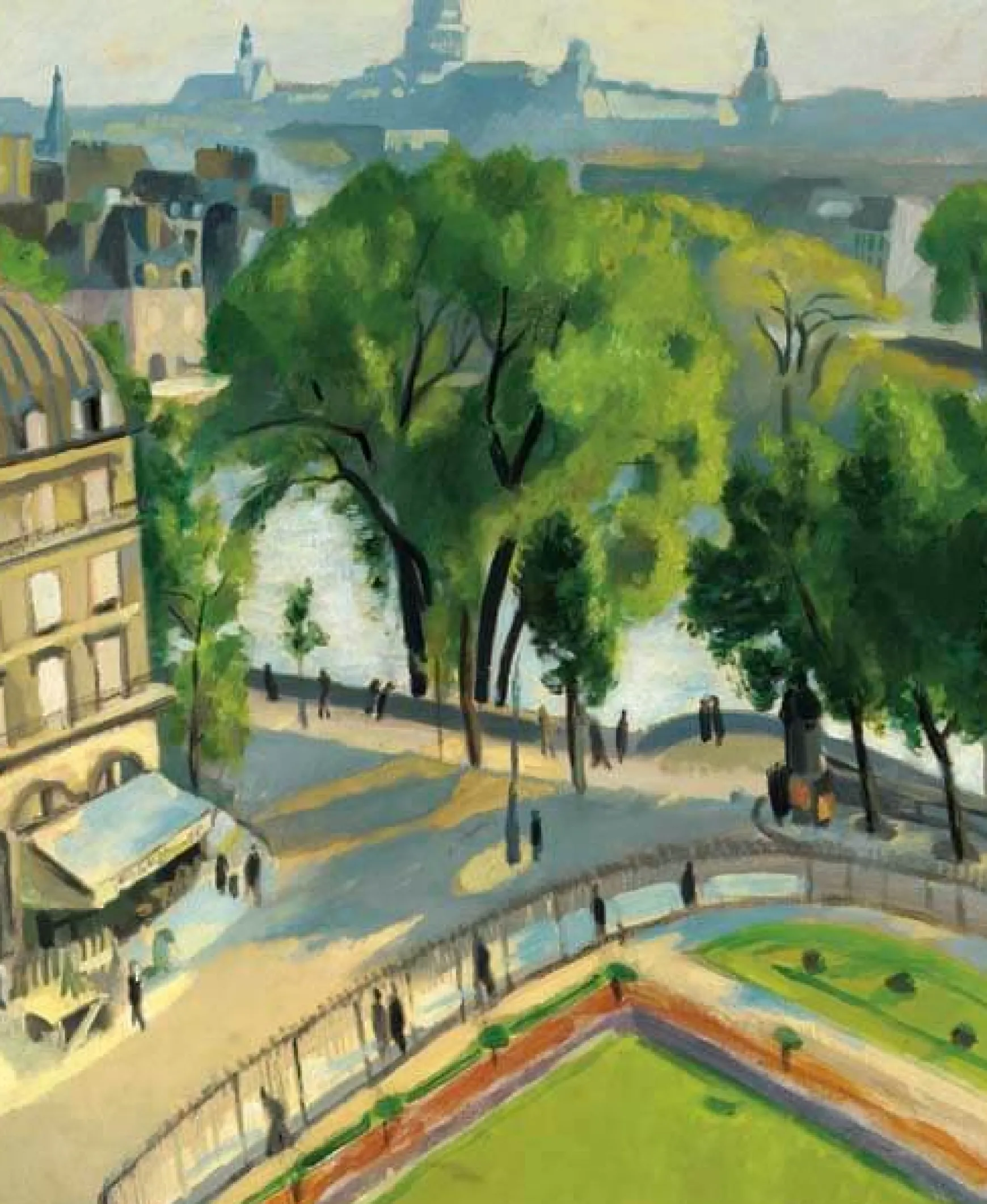 Galerie Mont Delaunay<Vue du Quai du Louvre - Robert Delaunay